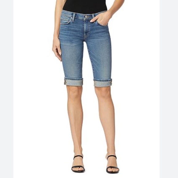 Hudson Amelia Cuffed Knee Length Shorts - Picture 7 of 7